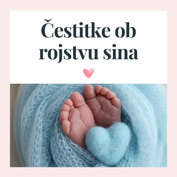 čestitke ob rojstvu sina