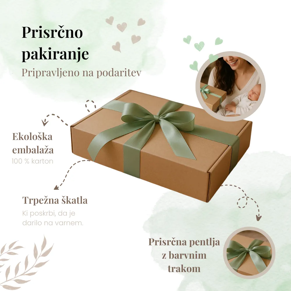 darilo ob rojstvu: pakiranje paketa z opisom