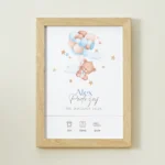 poster kot darilo ob rojstvu s podatki dojenčka