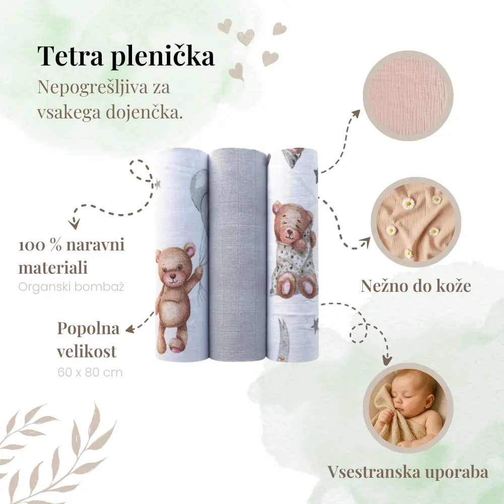 darilo ob rojstvu: tetra plenička z opisom