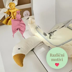 Personalizirane ninice, ninica v stroju za vezenje imena dojenčka